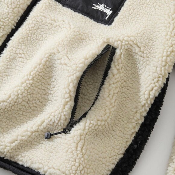 Stussy 8 ball reversible Sherpa jacket - Picture 5 of 7